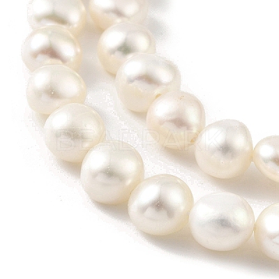 Natural Cultured Freshwater Pearl Beads Strands PEAR-A006-08G-1