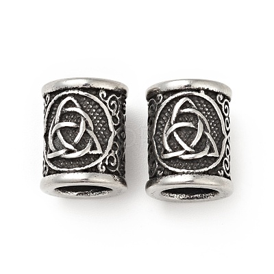 Viking Rune 304 Stainless Steel Beads STAS-E164-01AS-1