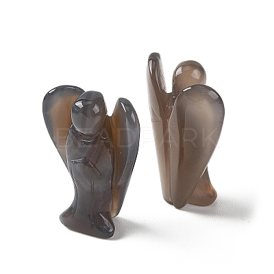 Natural Grey Agate Carved Angle Figurines GG-CBA9C2C-A07-1