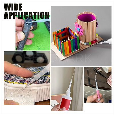 400Pcs 2 Style Plastic Glue Dispensing Dropper Rubber Hose TOOL-PH0001-71-1