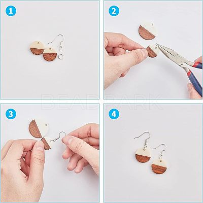 DIY Dangle Earring Making Kits DIY-OC0002-50-1