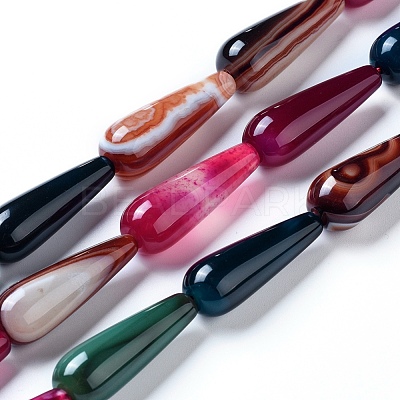 Natural Agate Beads Strands G-L542-A04-1