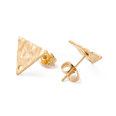 304 Stainless Steel Stud Earring Findings STAS-G270-02G-08-1