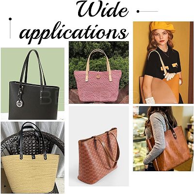 4Sets 2 Colors PU Leather Bag Handles FIND-FH0004-14A-1