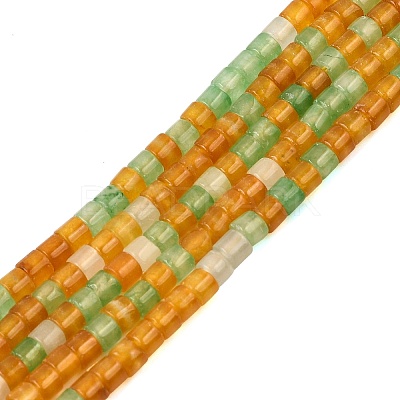 Natural Dyed White Jade Beads Strands GG-CBA0743-I03-1