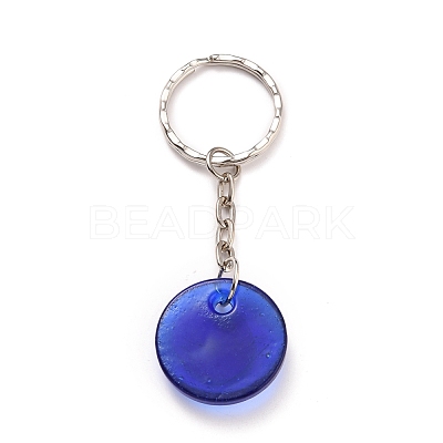 Evil Eye Lampwork Keychain KEYC-JKC00228-01-1