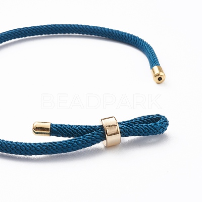 Braided Nylon Cord Bracelet Making MAK-A017-D01-05G-1