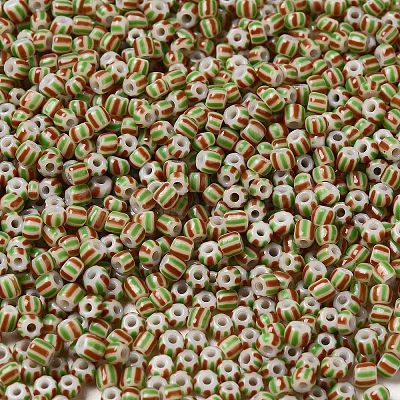 8/0 Opaque Colours Seep Glass Seed Beads SEED-F003-04B-07-1
