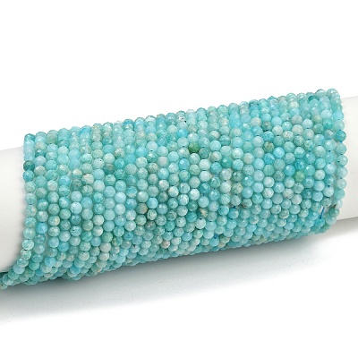 Natural Amazonite Beads Strands LS-G-P572-B04-A-1
