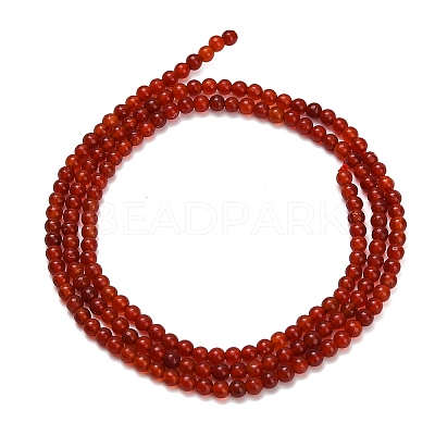 Natural Carnelian Beads Strands G-Z116-A22-2mm-1