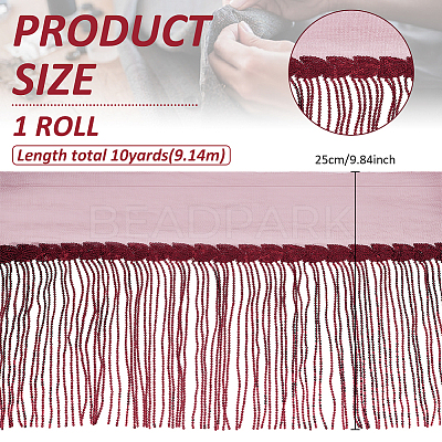 Sequin Tassel Trimming DIY-WH0430-536D-1