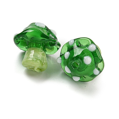 Handmade Bumpy Lampwork Beads LAMP-S067-01D-1