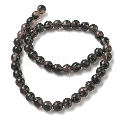 Natural Ice Obsidian Beads Strands G-P590-A03-8mm-02-1