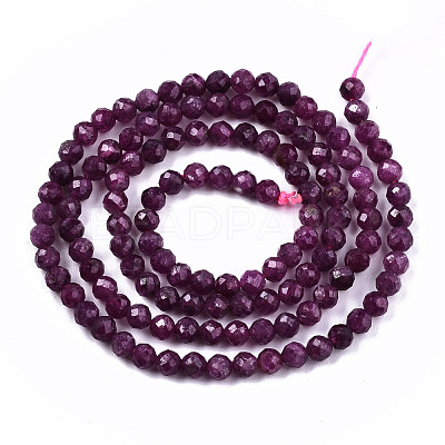 Natural Ruby Beads Strands G-S362-077-1