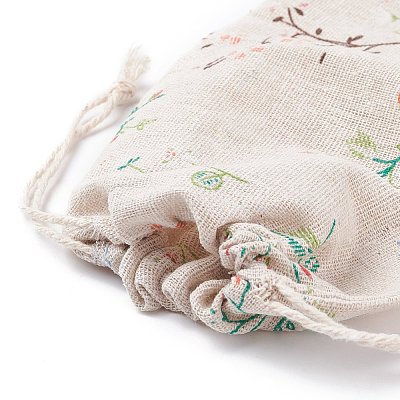 Cotton Packing Pouches Drawstring Bags ABAG-S003-07A-1