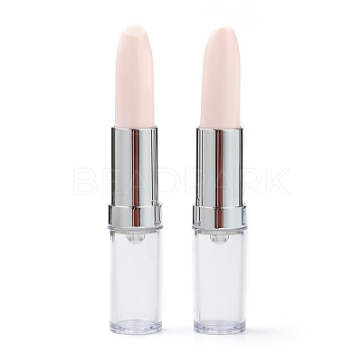 Lipstick Shape Empty Tube Black Ink Ballpoint Pens DIY-H123-A04-1