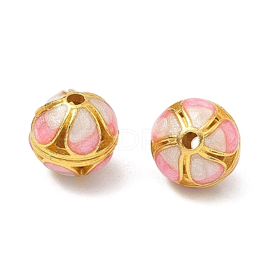 Alloy Enamel Beads ENAM-B037-05G-02-1