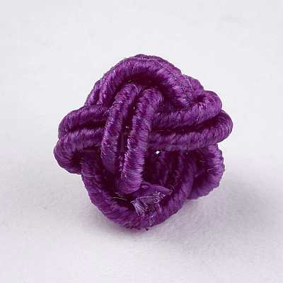 Polyester Weave Beads WOVE-K001-A11-1