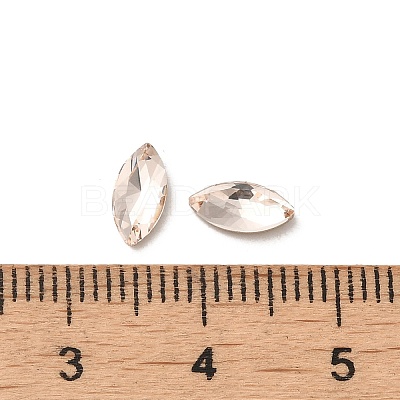 Glass Rhinestone Cabochons RGLA-P037-09A-D261-1