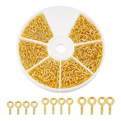 540Pcs 3 Styles Iron Screw Eye Pin Peg Bails IFIN-AR0001-32G-1