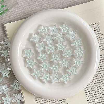 Acrylic Enamel Beads OACR-I011-21H-1