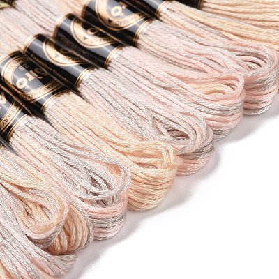 10 Skeins 6-Ply Polyester Embroidery Floss OCOR-K006-A23-1