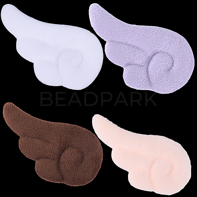 40Pcs 4 Colors Cloth Ornaments Accessories AJEW-GF0012-68-1