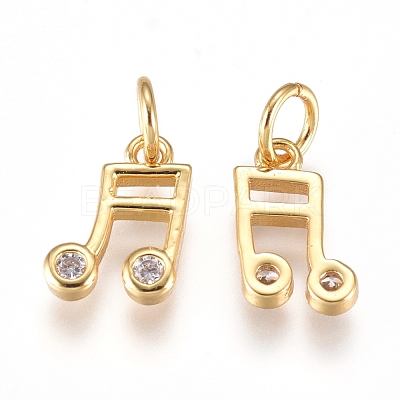 Brass Charms ZIRC-L070-65G-1