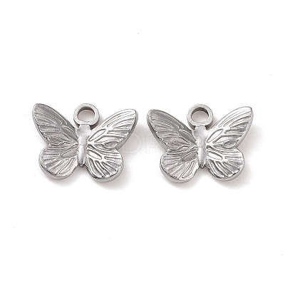 Non-Tarnish 304 Stainless Steel Charms X-STAS-C059-04P-1