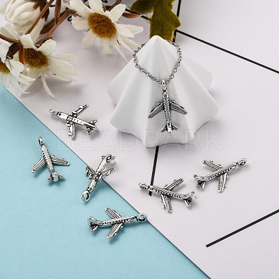 Tibetan Style Alloy Pendants TIBEB-A101638-AS-FF-1