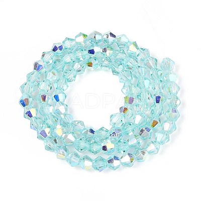 Transparent Glass Beads Strands LS-EGLA-N021-4mm-02-1
