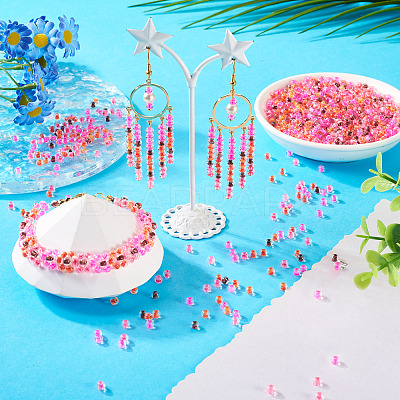 100G Transparent Glass Round Seed Beads SEED-TA0001-44A-1