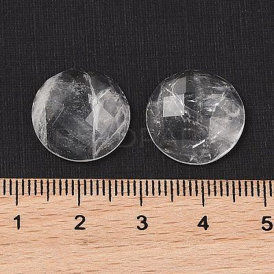 Natural Quartz Crystal Rock Crystal Cabochons X-G-C146-03N-1