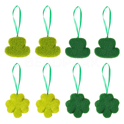 20Pcs 4 Styles Saint Patrick's Day Foam Pendant Decorations FIND-TA0010-96A-1