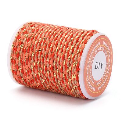 4-Ply Polycotton Cord with Metallic Thread OCOR-Z003-D37-1