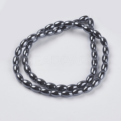Non-Magnetic Synthetic Hematite Beads G-H1080-1-1