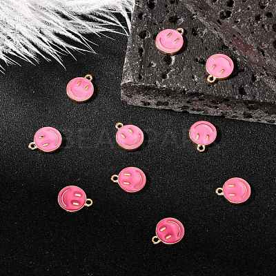 Alloy Enamel Charms ENAM-S121-165E-RS-1