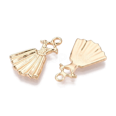 Rack Plating Alloy Pendants FIND-N005-11G-1