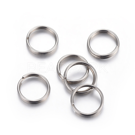 Tarnish Resistant 304 Stainless Steel Split Rings A-STAS-P223-22P-03-1