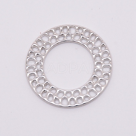 Zinc Alloy Filigree Joiners Links PALLOY-WH0076-41P-RS-1