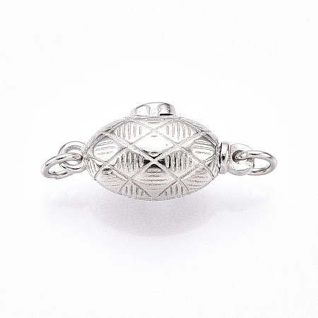 925 Sterling Silver Box Clasps STER-T007-135P-1