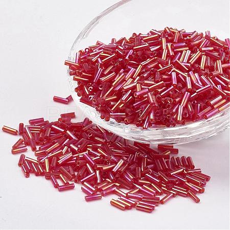 Glass Bugle Beads SEED-E001-12mm-165-1