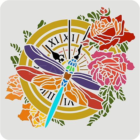 Large Plastic Reusable Drawing Painting Stencils Templates DIY-WH0172-835-1