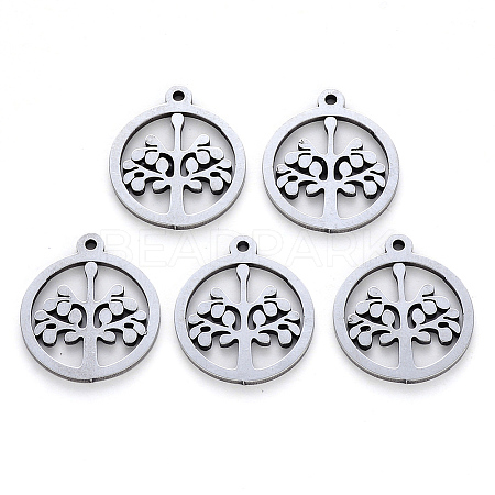 Non-Tarnish 304 Stainless Steel Pendants STAS-N092-05-1