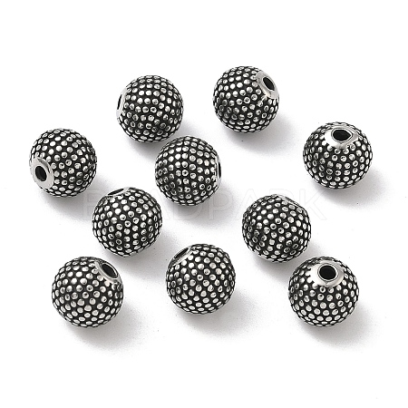 Retro 316 Surgical Stainless Steel Beads STAS-L307-17AS-04-1