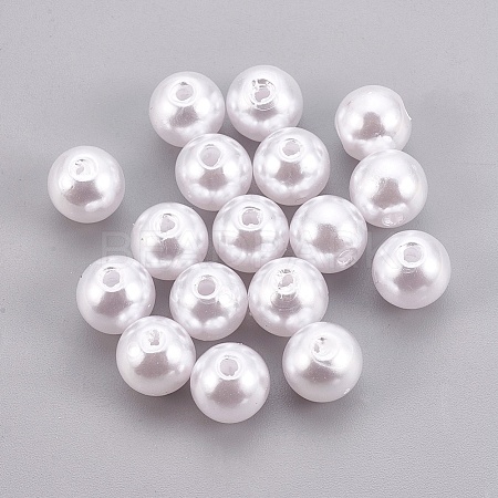 ABS Plastic Imitation Pearl Beads LS-X-KY-G009-10mm-03-1