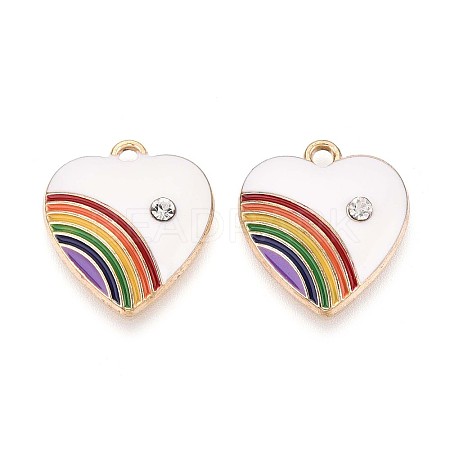 Alloy Enamel Pendant ENAM-YW0002-36A-1