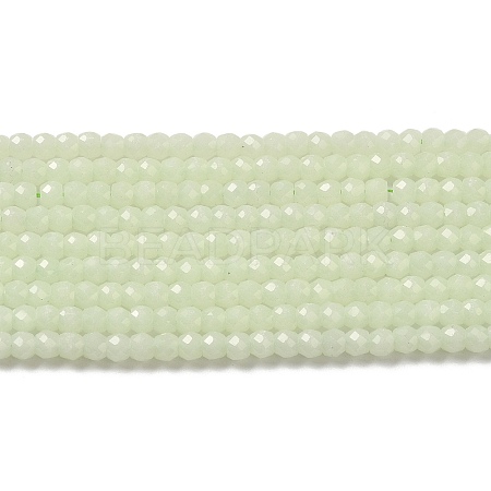 Synthetic Luminous Stone Beads Strands G-C086-01B-08-1