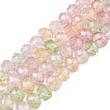 Transparent Glass Beads Strands GLAA-T023-6mm-A14-1