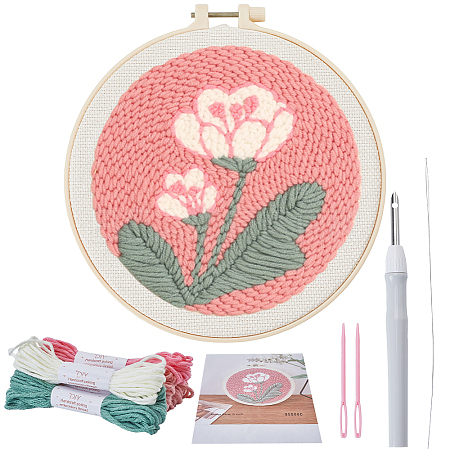 Punch Embroidery Starter Kits DIY-WH20007-13B-1